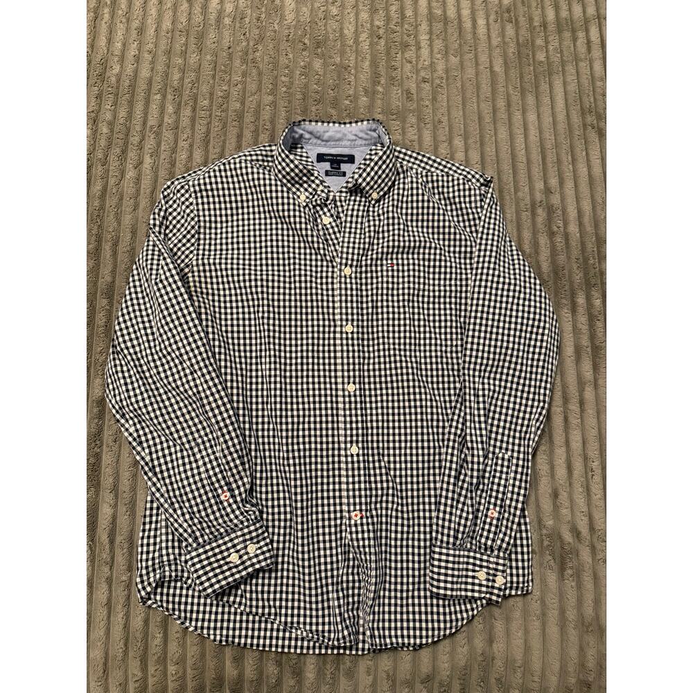 Tommy Hilfiger Classic Fit Button Up Shirt Men’s Size Large